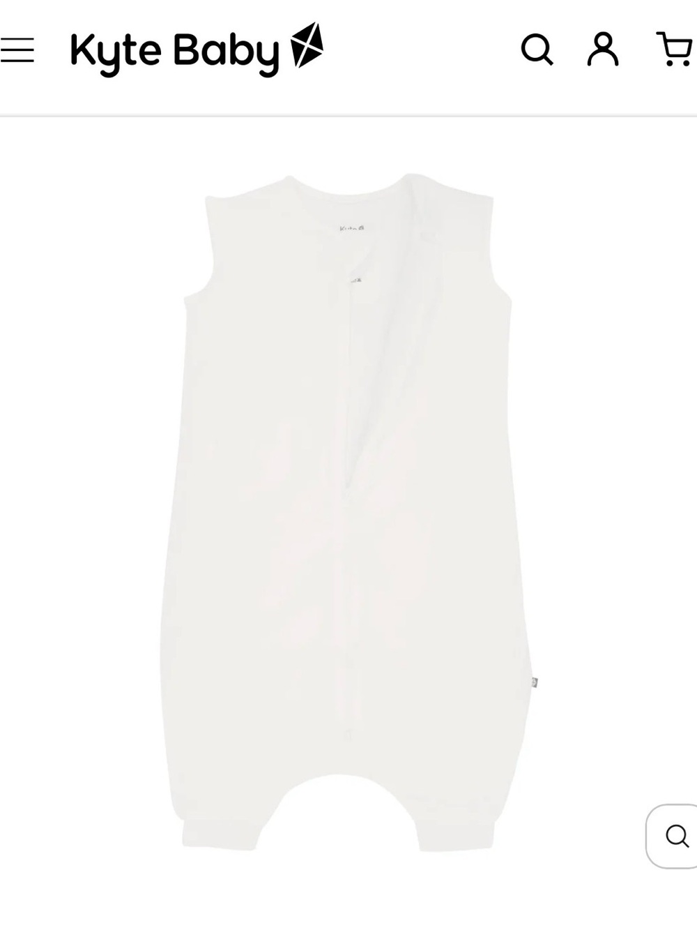 Kyte BABY Sleep Bag Walker in Cloud 1.0 Tog Size L